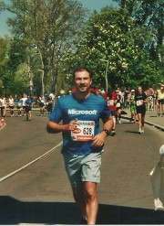 Wolfgang Fischer beim Vienna Marathon